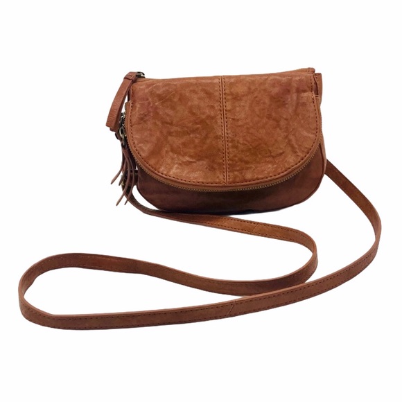 Lucky Brand Handbags - Lucky Brand Leather Foldover Crossbody